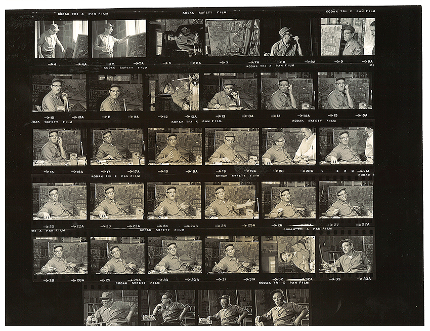5.Contact Sheet with Fasanella